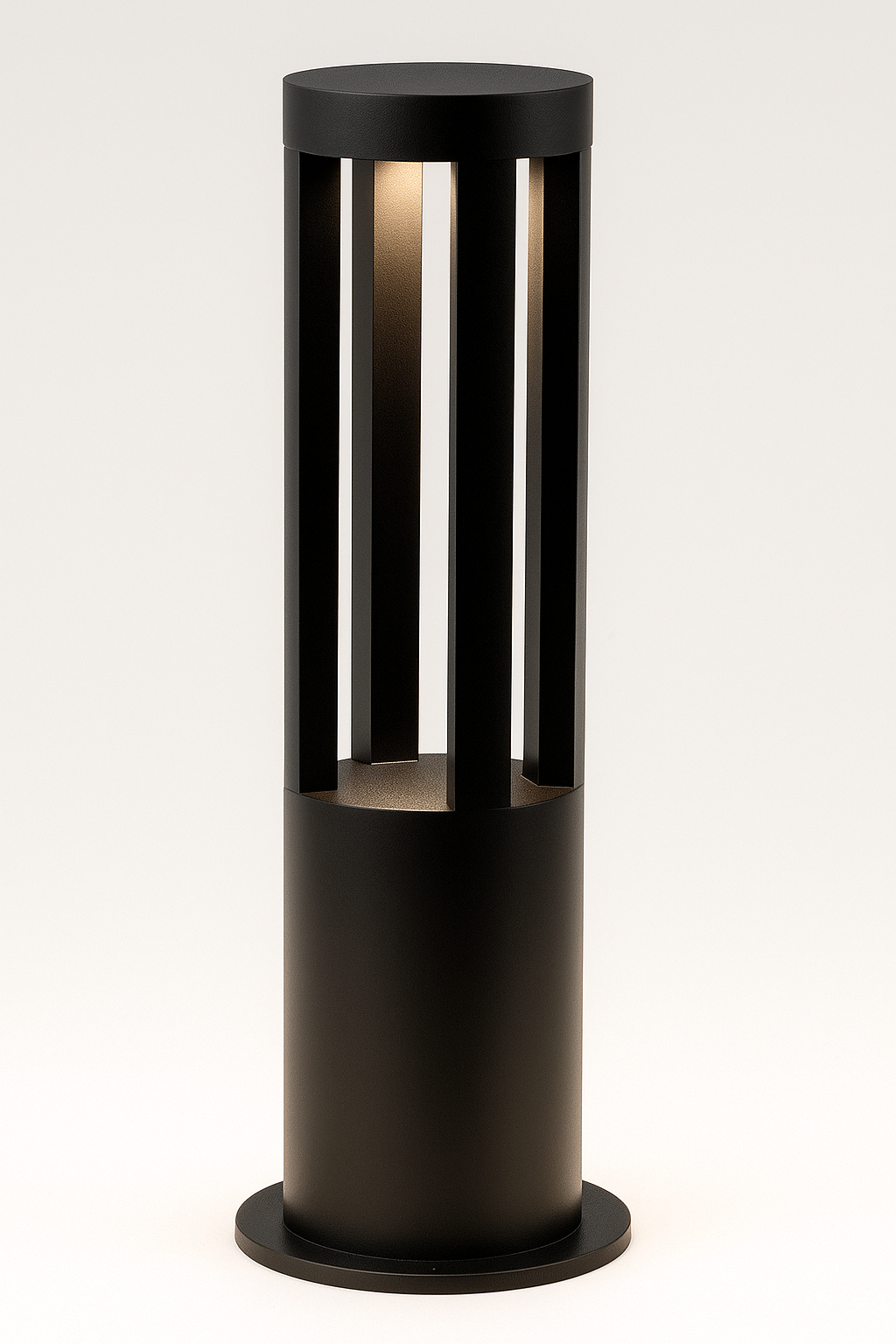 Baliza 7w JT-15334 JARDÍN 2700K NEGRO 105*580mm 85-265v