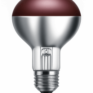 Reflector infrarrojo 200W R125 110V E-27 ROJO