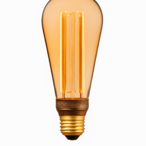 Bombillo 1800k 2w E-27 BY-ST64 VINTAGE ST-64 AMBAR 110V-130V