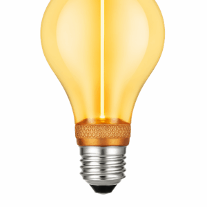 Bombillo 1800k 2w E-27 BY-A60OFA VINTAGE A60 AMBAR 110V-130V