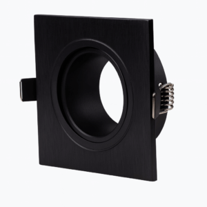 Emp. basc. # D27450 BK NEGRA RECES. 85 mm (93x93x29) POLY ROOMLUX