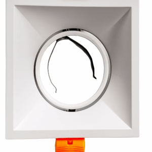 Emp. basc. GU-10 CS7589S WH RECES. BLANCA 75 MM (90*45) ALUMINIO EVOLIGHT