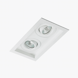 Emp. basc. GU-10 TS71S-2 WH # RECES. DOBLE WT ( BLANCA) 175*92 (185*100*45) ALUMINIO