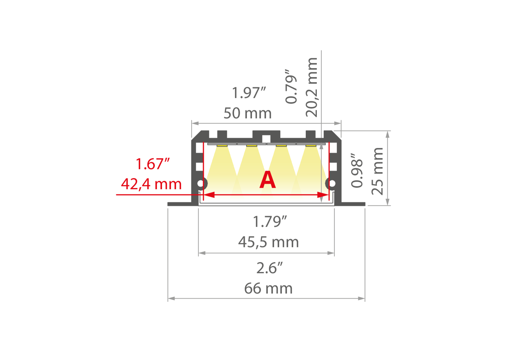 Perfil A00756A_2 LARKO-50 KLUS - Imagen 2