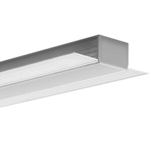 Perfil A07823_2 gris KOZUS aluminio KLUS