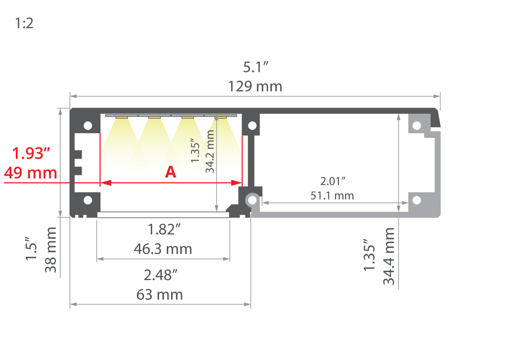 Perfil A18031A_2 KIDES KPL. KLUS (outlet) - Imagen 2