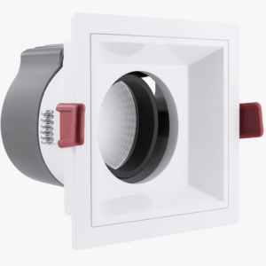 Emp. 5W 3000K LZ-KZ3002F LED blanco recesada 68*68 mm 36º 110-265V (55mm)