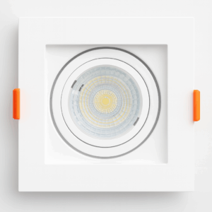 Emp. basc. GU-10 TS131C WH PC blanca 102*102*65 (90*90)