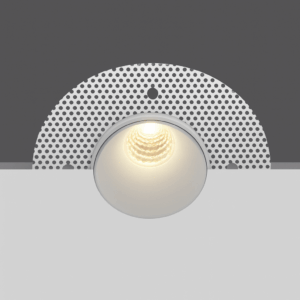 Emp. FIJA Ø CS59R GU-10 RECES. SIN BORDER (TRIMLESS) BLANCO