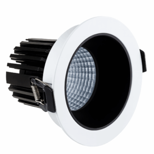 Emp. mini 5W LCS7240R-5 WH/BK LED Ø 3000K blanco/negro Ø 35MM (40*59) 30° 100-240V
