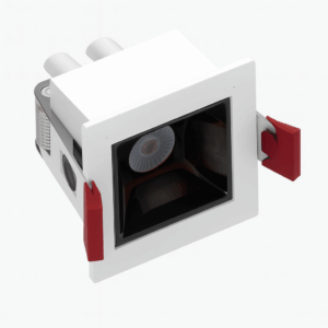 Emp. lineal 2W 3000K 37x37 mm blanco/negro 30° lineal recesada LZ-XD600 LED