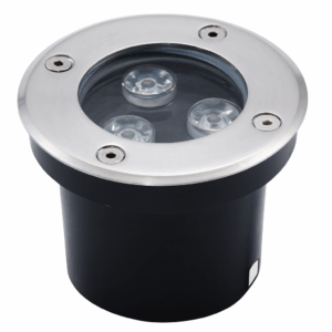 Empot. piso 3w 0419/LCW3420 INOX 3000K 80mm W X 75mm H 85-265V