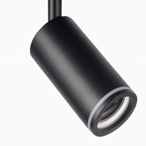 Foco riel GU-10 TS194C BK 55 x 175 mm aluminio Negro