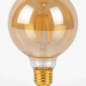 Bombillo 2200k E-27 VINTAGE 6W G95 ambar RETRO LAMP. 110V-130V B70161
