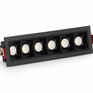Emp. lineal 10W 3000K negro 30° 85-265V 139X37MM lineal recesada LED LZ-XD600