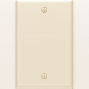 Tapa 2" x 4" Plastica Ciega U02 Ivory Vintage 50/1