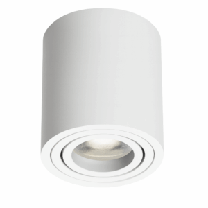 Foco superf. GU-10 CS16-2.5 WH SUPERF. ACERO BLANCA 100*95 mm EVOLIGHT