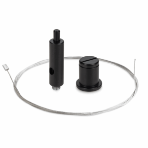 Kit C28231L07 de suspendio negro con cable de 1.5 MT KLUS