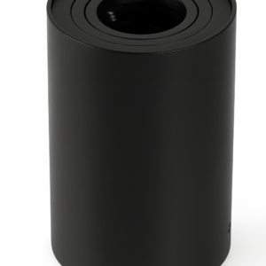 Foco superf. GU-10 TS116-1 BK NEGRO 95X125 aluminio