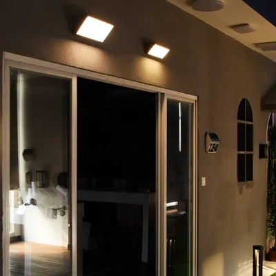 Aplique 12w 3000K LBD0160-12 IP-65 PC 265X120X81mm negro - Imagen 2